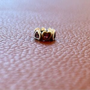 Pandora charm - pink hearts